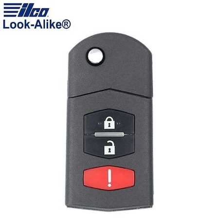 Ilco LAL FLIP-MAZ-3B1 MAZDA 3 BUTTON FLIP KEY ILCO-AX00010630